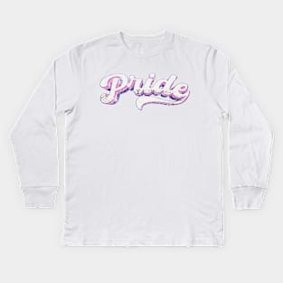 Pride Retro 01 Kids Long Sleeve T-Shirt